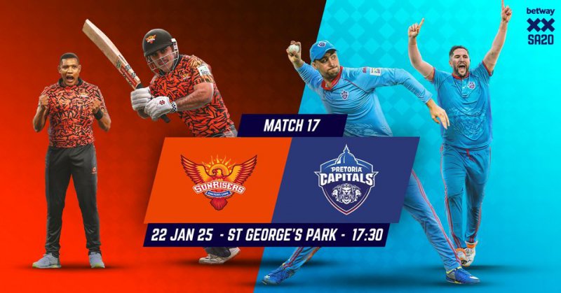 Sunrisers Eastern Cape vs Pretoria Capitals