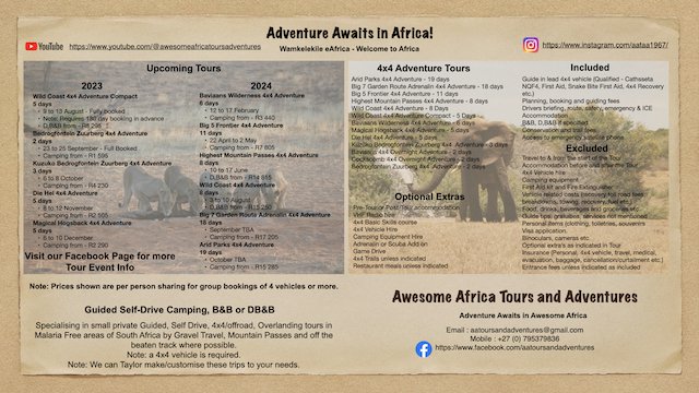 Awesome Africa Tours and Adventures